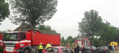 Frontaal ongeval Middenweg De Noord