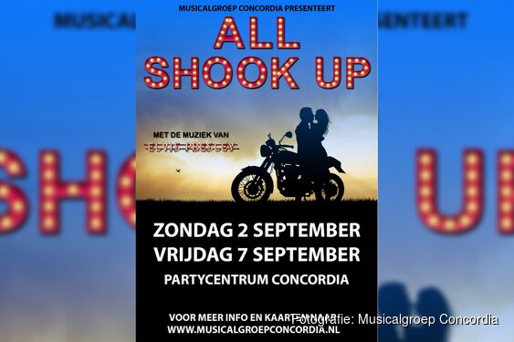 Grootste hits van Elvis Presley in All Shook Up door Musicalgroep Concordia