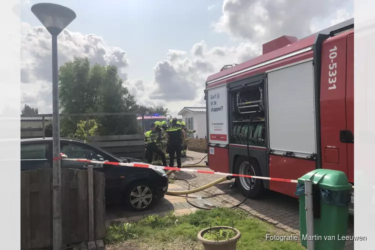 Brand op camping Oude Boomgaard te Oudkarspel