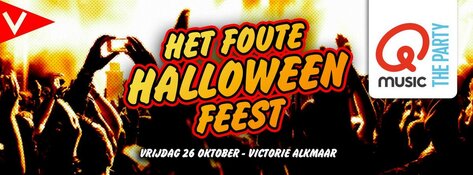 Net bevestigd: Het Q-Music Foute Halloween Feest komt naar Podium Victorie