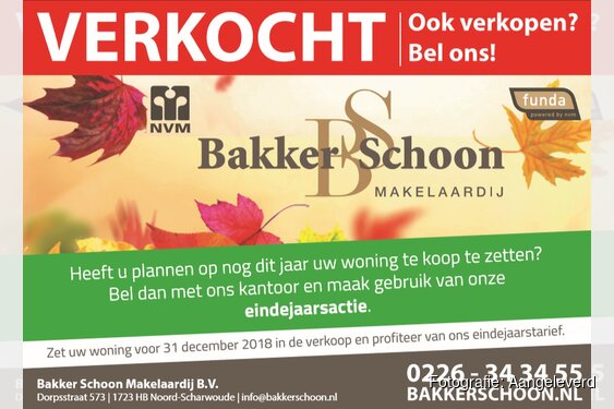 Bakker Schoon Makelaardij en Wouters Slijkerman bundelen krachten