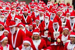 Zondag is de 4e Santa Run Heerhugowaard