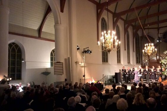 Kerstconcert “in een kribbe” Allemanskerk, Oudkarspel op 22 december.