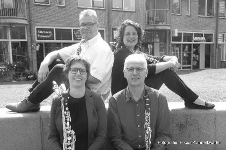 Concert Lentekriebels door Focus Klarinetkwartet