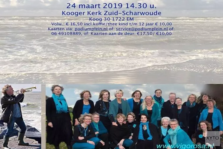 Zee, ziel & de stem Vigorosa & Zijlstra, o.l.v. Saskia Diel. Zondag in de Koogerkerk