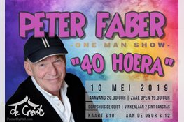 Optreden Peter Faber in dorpshuis De Geist in Sint Pancras