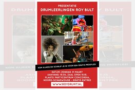 Drums en voetbal in Partycentrum Concordia