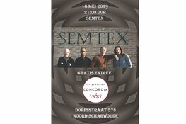 Weer veel live muziek bij partycentrum Concordia