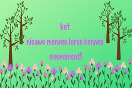 Het &#39;nieuwe mensen leren kennen&#39; evenement