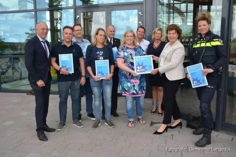 Tweede ster keurmerk veilig ondernemen (KVO) voor winkelcentrum Broekerveiling