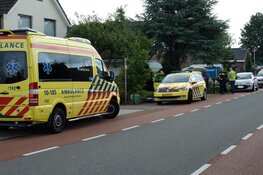 Automobiliste bijna in voortuin