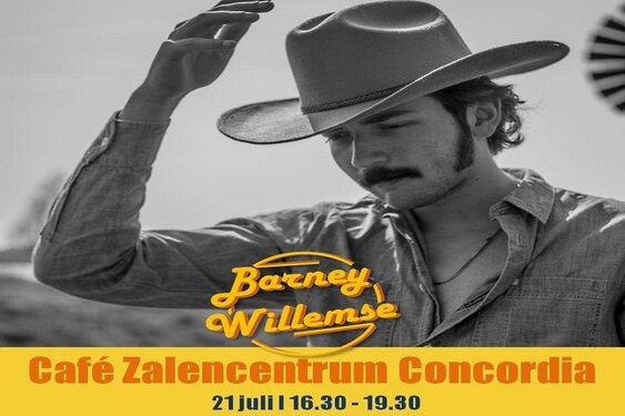 Barney Willemse zondag live in Partycentrum Concordia