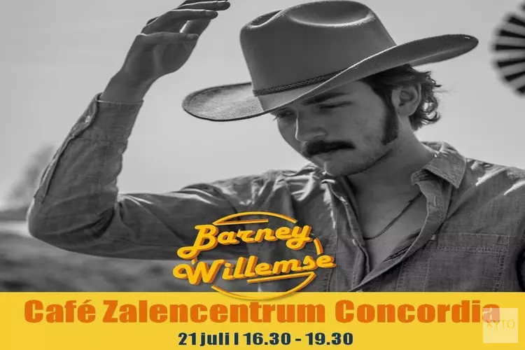Barney Willemse zondag live in Partycentrum Concordia