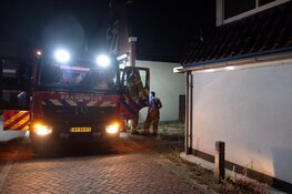Brand in wasdroger in Zuid-Scharwoude