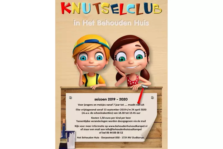 Knutselclub begint weer