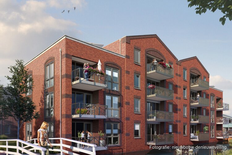 Verkoop 14 appartementen De Nieuwe Veiling –  Noord-Scharwoude van start