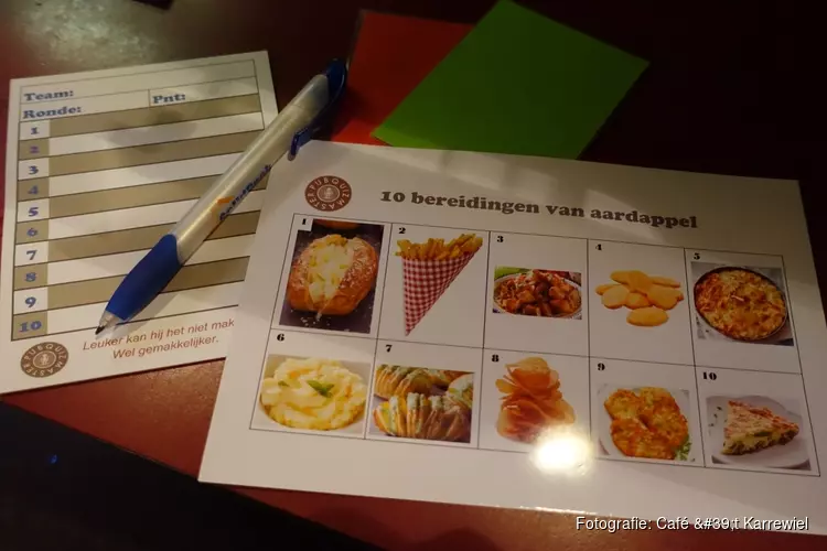 Zaterdag 9 november quiz Café &#39;t Karrewiel