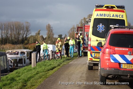 Gevaarlijke situatie op boot in Oudkarspel