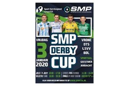 1e editie van De SMP Derby Cup in Sporthal Geestmerambacht