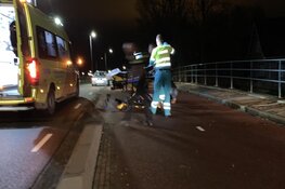 Fietser onder invloed komt hard ten val