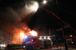 Grote brand in Heerhugowaard