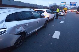 Botsing met vier auto&#39;s op de N245 in Alkmaar