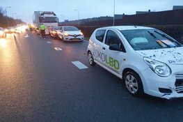 Botsing met vier auto&#39;s op de N245 in Alkmaar