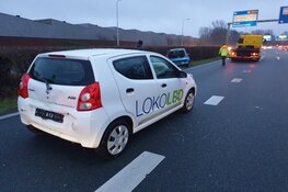 Botsing met vier auto&#39;s op de N245 in Alkmaar
