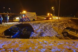 Slippartij N242 resulteert in twee ongelukken