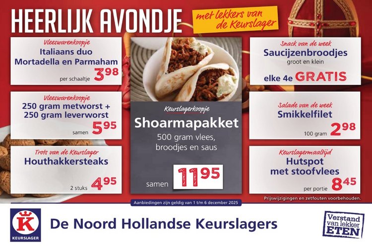Weekaanbieding bij Ruud Klercq Keurslager