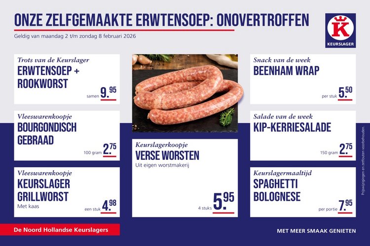 Weekaanbieding bij Ruud Klercq Keurslager