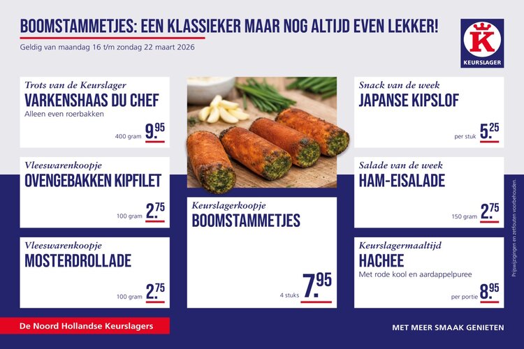Weekaanbieding bij Ruud Klercq Keurslager