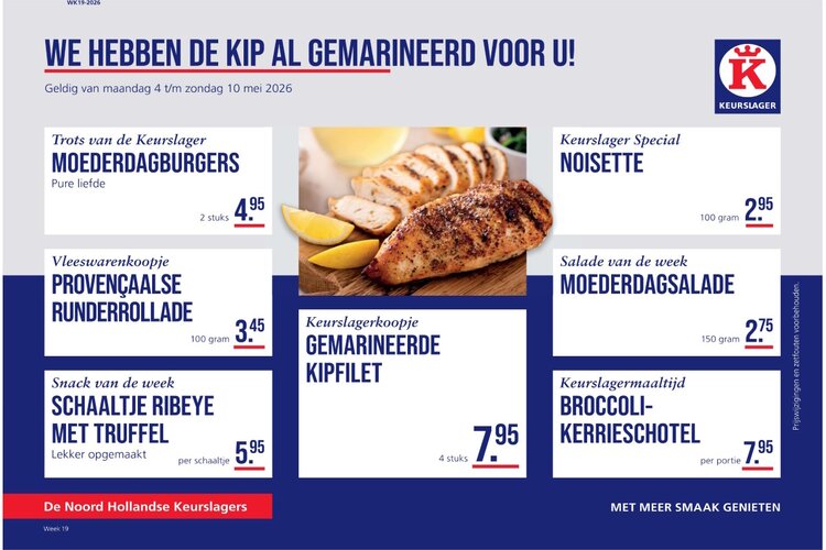 Weekaanbieding bij Ruud Klercq Keurslager