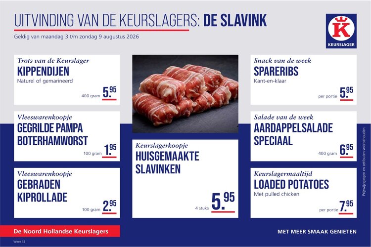 Weekaanbieding bij Ruud Klercq Keurslager