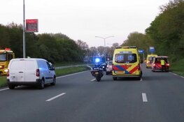 Veel schade en gewonde bij ongeval Huiswaarderweg