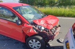 Veel schade bij kopstaartbotsing Nollenweg