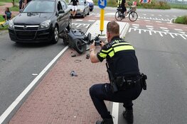 Bestuurder snorscooter gewond in Zuid-Scharwoude