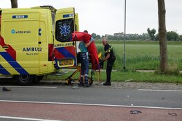 Bestuurder snorscooter gewond in Zuid-Scharwoude