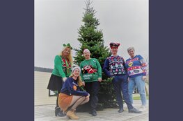 Pakhuis van de Kerstman bij de Warme Winterdagen in Museum BroekerVeiling