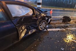 Ravage en vijf gewonden na ongeval op Nollenweg bij Heerhugowaard