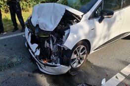 Vier auto's betrokken hij ongeluk op N245