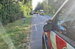 Vier auto's betrokken hij ongeluk op N245
