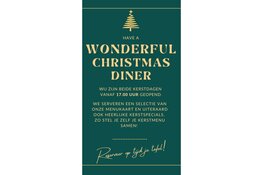 Vier de kerstdagen bij Wonder's!