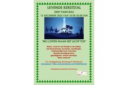 Levende Kerststal 2022 in Sint Pancras