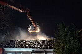 Woning in Oudkarspel verwoest door grote brand