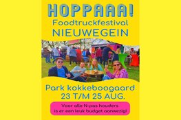 Foodtruckfestival HOPPAAA! strijkt weer neer in park Kokkebogaard Nieuwegein!