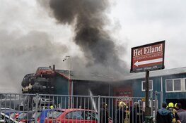 Grote brand aan de Overtoom in Heerhugowaard