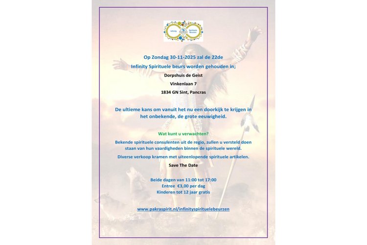 Infinity Spirituele Beurs in Sint Pancras