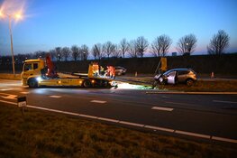 Automobiliste gewond bij ongeval tussen vrachtwagen en personenauto op N242