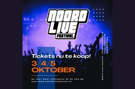 Noord Live Festival: Splinternieuw driedaags muziekevenement in De Noord